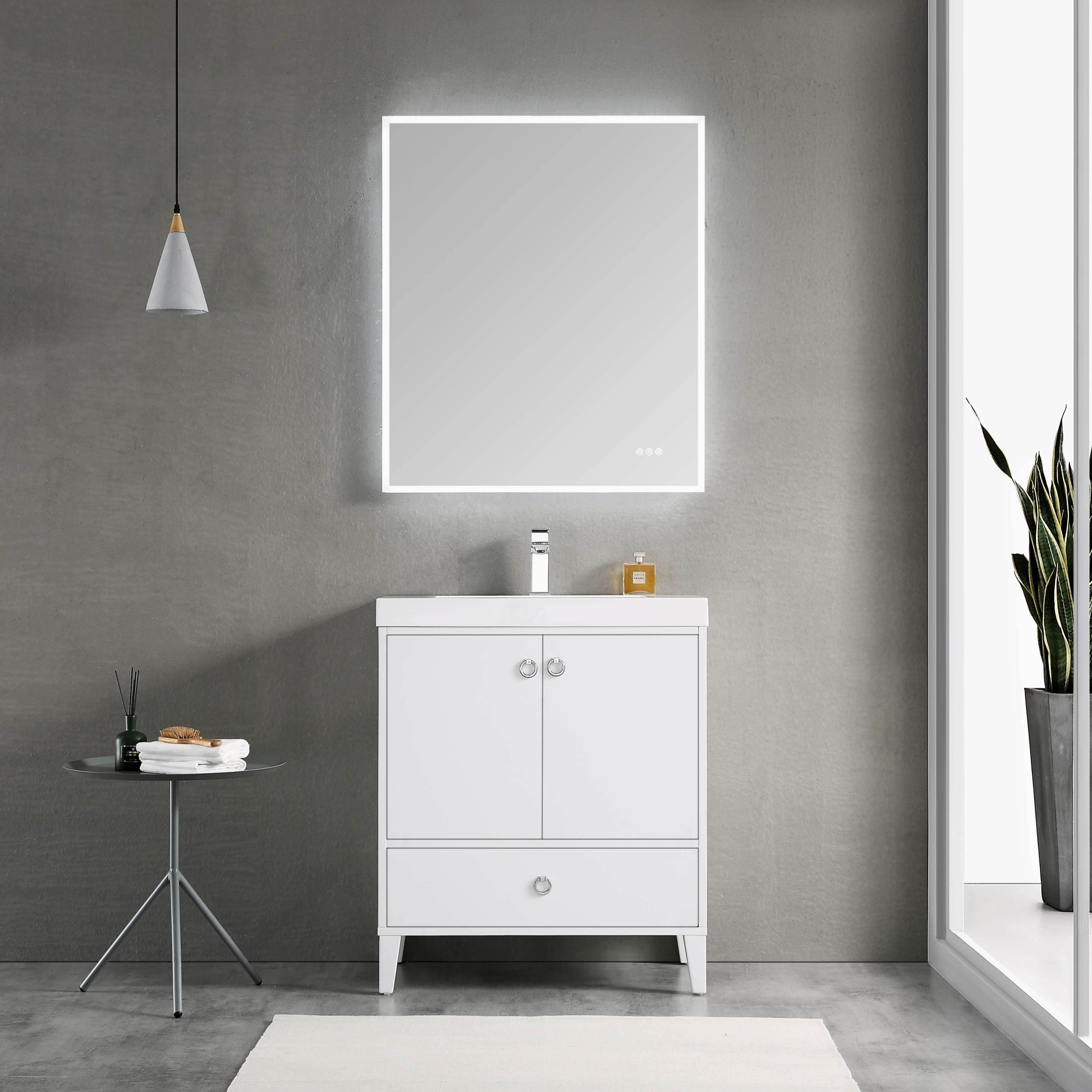 Lyon 30 Inch Vanity Blossom Kitchen, How Big Of A Mirror For 30 Inch Vanity